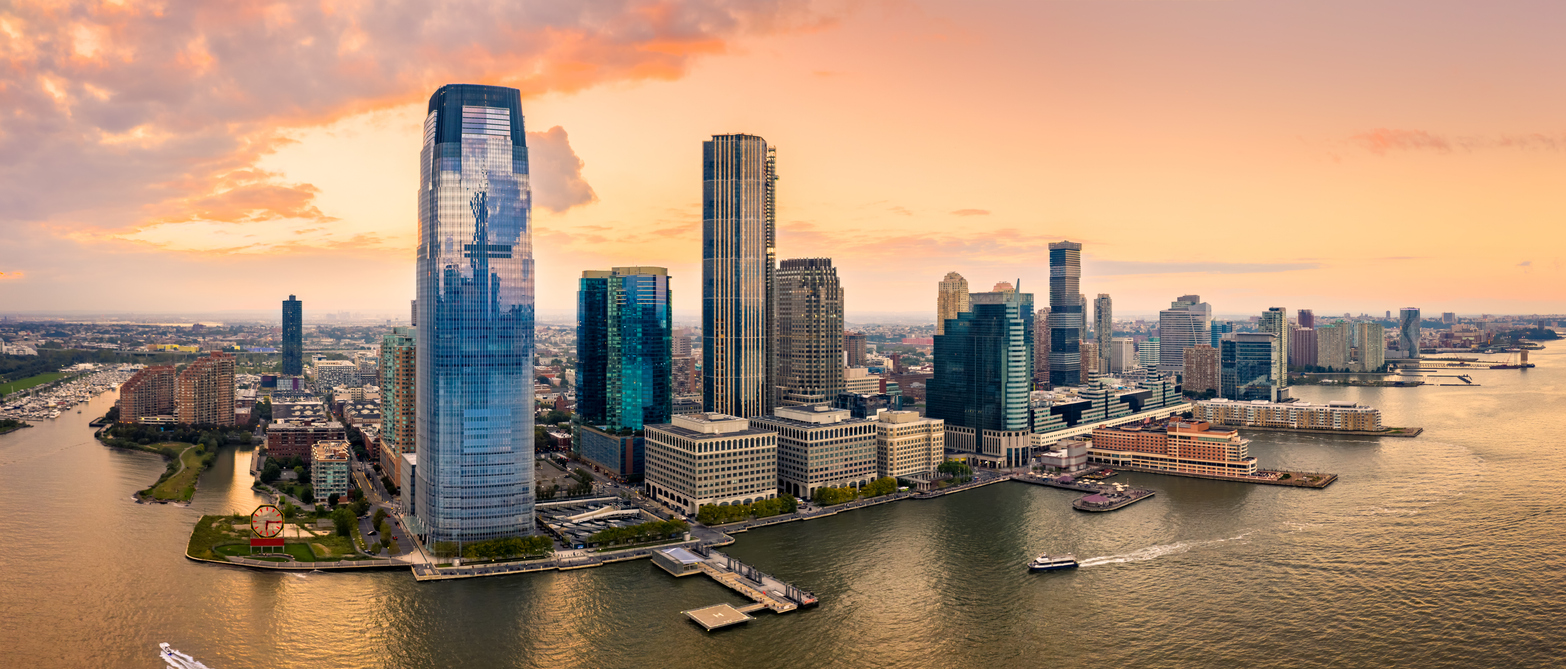 Panoramic Image of Jersey City, NJ